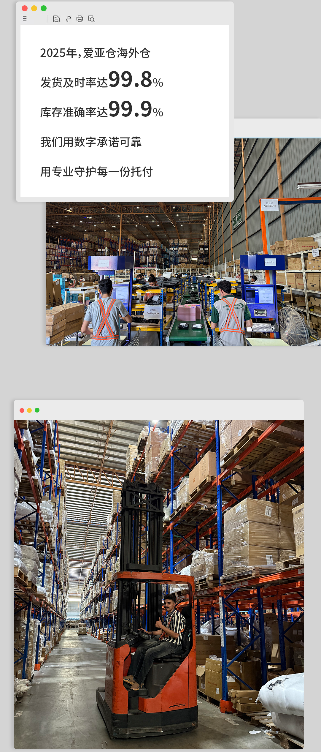 准确率99.9%，扩仓60000㎡，435万次响应…爱亚仓海外仓的2025年度答卷，用数据说话！插图2爱亚仓