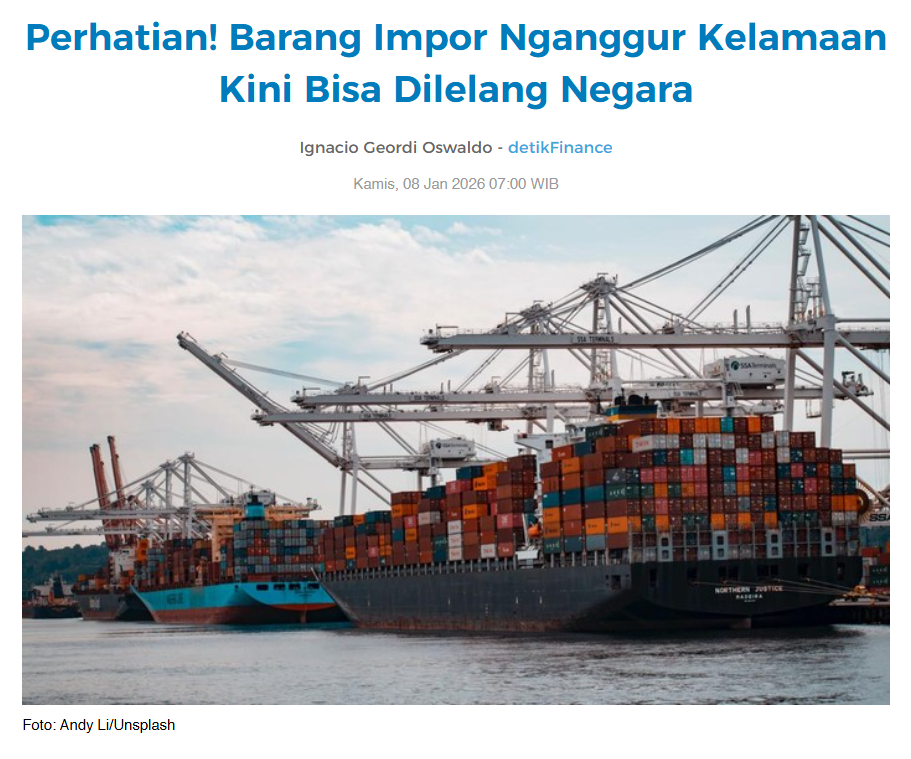 印尼海关大整改!滞留超90天货物或遭拍卖、1.6万名官员面临停职危机……插图1爱亚仓 印尼海关大整改!滞留超90天货物或遭拍卖、1.6万名官员面临停职危机……插图1爱亚仓