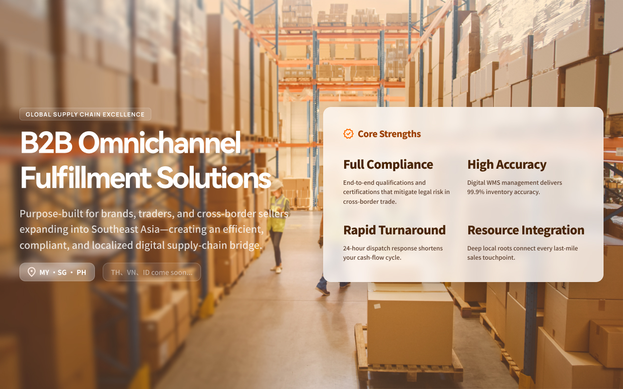 B2B en B2B Omnichannel Fulfillment Solutions插图AIYA Warehouse